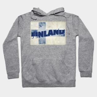 Finland vintage style retro souvenir Hoodie